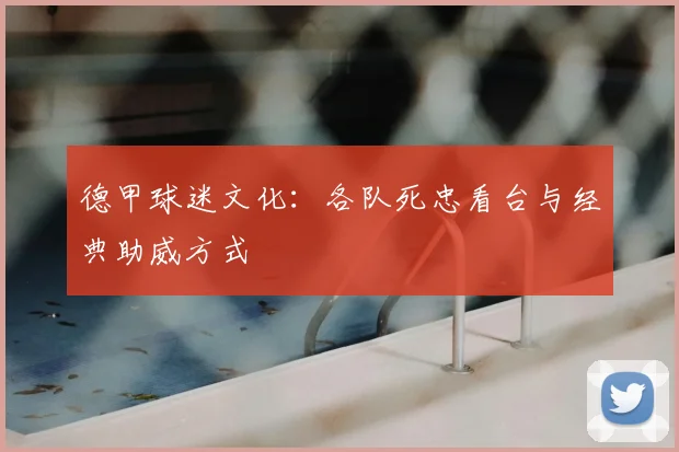 德甲球迷文化：各队死忠看台与经典助威方式